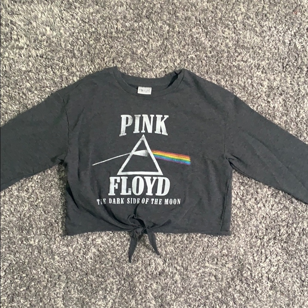 Pink Floyd Crop Crewneck Sweatshirt